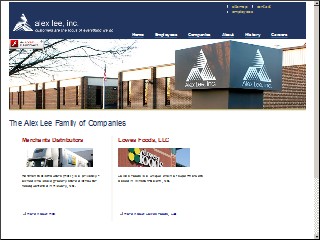 Web site www.alexlee.com, Alex Lee Inc