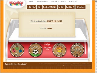 Web site www.greatamericancookies.com, Great American Cookie Co